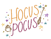 Hocus Pocus Halloween Sticker by Infinite Wonderland