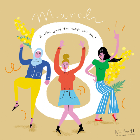 windpress71 dance fun women march GIF