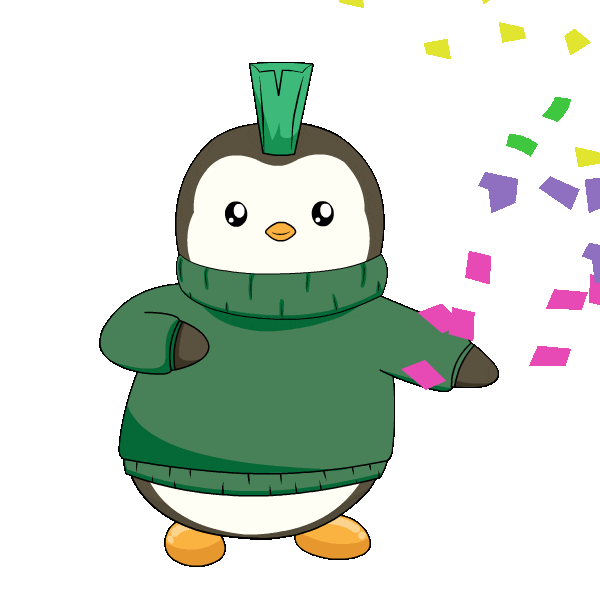 Dance Party Dancing Sticker by Pudgy Penguins
