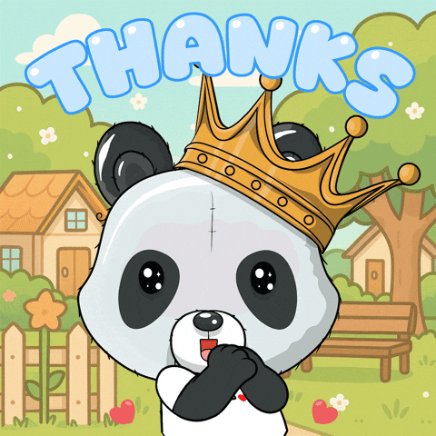 Thanks Bm GIF by PandaPals
