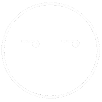 _NEUBLCK smile white face emoji Sticker