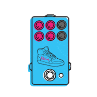 Paul Gilbert Guitar Pedals Sticker by JHS Pedals