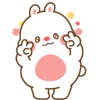 Bunny Love Sticker by Tonton Friends
