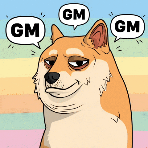 Greeting Good Morning GIF by Doge Pound