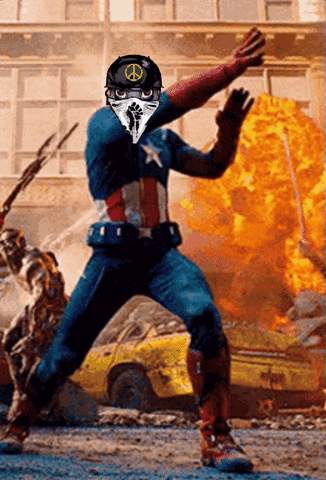 LibertySquareHQ giphyupload marvel superhero smiley GIF