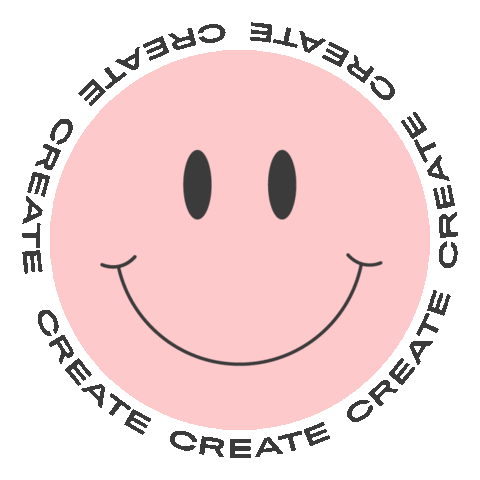 create_spain giphyupload happy smile pink Sticker