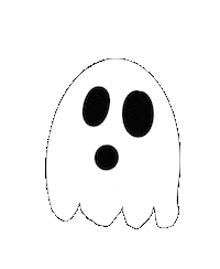 Halloween Ghost Sticker