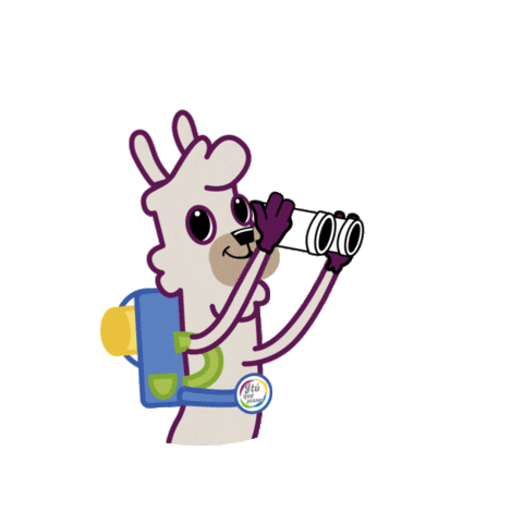 Peru Llama Sticker by Y Tú Qué Planes