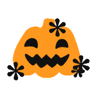 fromyouflowers cute smile halloween fall Sticker