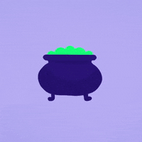 Halloween Bubbling GIF