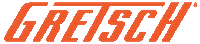 gretschguitars gretsch gretsch guitars gretsch logo gretsch orange Sticker