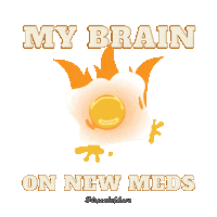 Fried Egg Fire Sticker by Dazzle4Rare