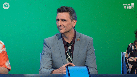 Wilty GIF by Would I Lie To You? Australia