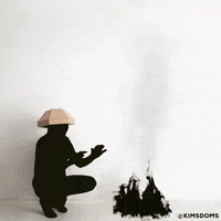 davidkims fire black light dark GIF