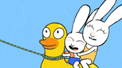 Happy Fun GIF by Simon Super Rabbit