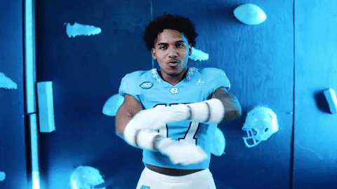 North Carolina Football GIF by UNC Tar Heels
