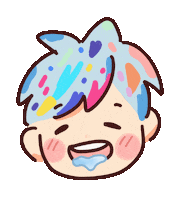 5ummahuihk anime girl yummy hungry Sticker