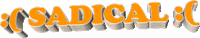 art zooming in Sticker