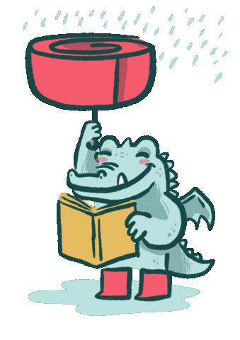 Read Sant Jordi Sticker