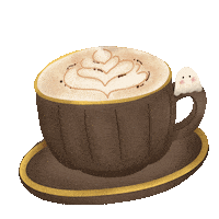 shwing_shwing_ cool coffee mood drink Sticker