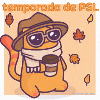 Pumpkin Spice Latte Cat GIF by Castaways