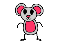 alastagiel mouse rat fofo animado Sticker