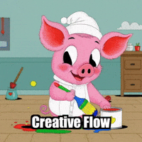 Drawing Wisdom GIF by The Pigasso