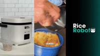 Broccoli Cheddar Rice. One Button. | Rice Robot