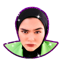 Bored Hijab Sticker by Everidea Interactive