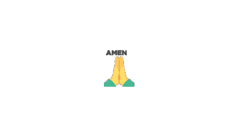 Church Praying Sticker by inspiremetro