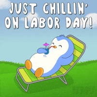 Chilling Labor Day GIF by Pudgy Penguins