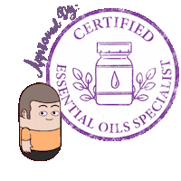 Certifiedaromatherapist Sticker by Capsen