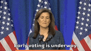 Nikki Haley Early Voting GIF