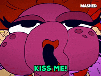 Kissing Kiss Me GIF by Mashed