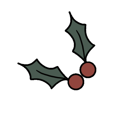 Christmas Holly Sticker