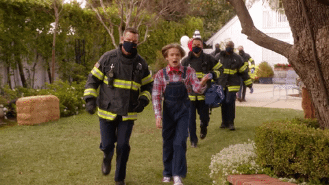 Season 4 Running GIF by 9-1-1 on FOX