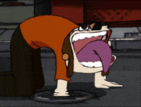 leocampasso tongue out weird faces GIF