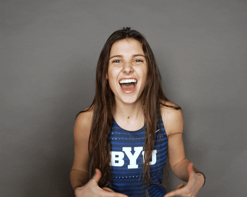 Celebration Y GIF by BYU Cougars