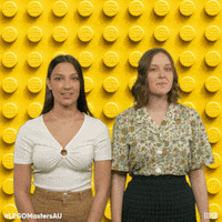 LEGOMastersAU summer wink australia blink GIF
