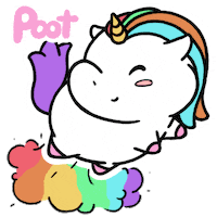 rainbow horse Sticker by Aminal Stickers
