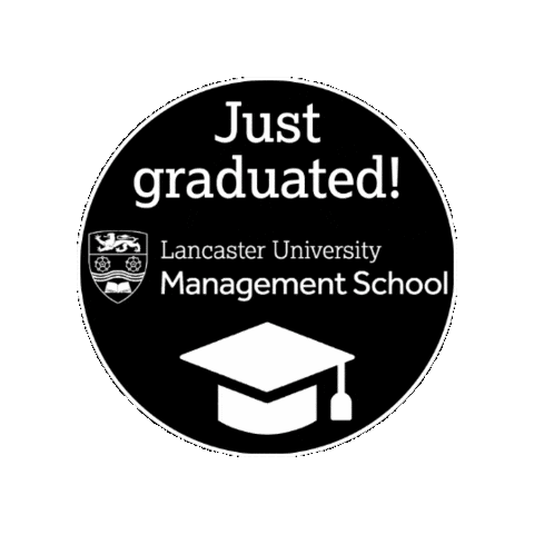 Graduation Lums Sticker by Lancaster University Management School