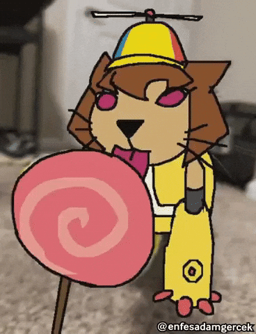 Cat Glitch GIF