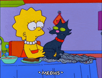 lisa simpson cat GIF