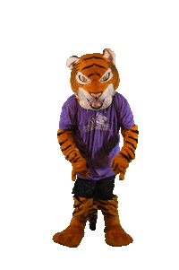 Ouachita dance orange go mascot Sticker