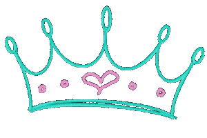 Girl Crown Sticker