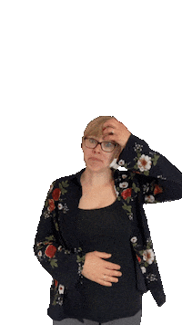 Zeilenschlinger thinking hmm überlegen weiss nicht Sticker