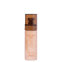 HolmeBeauty sparkles setting spray golden hour glow holme beauty Sticker