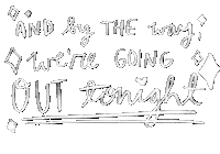 Night Out Bachelorette Sticker