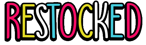 Back In Stock Restocked Sticker by Calakids Boutique