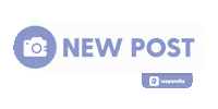 wependio new new post newpost adventure Sticker